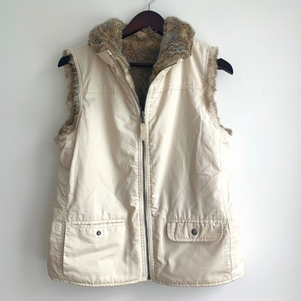 Reversible Faux Fur Vest